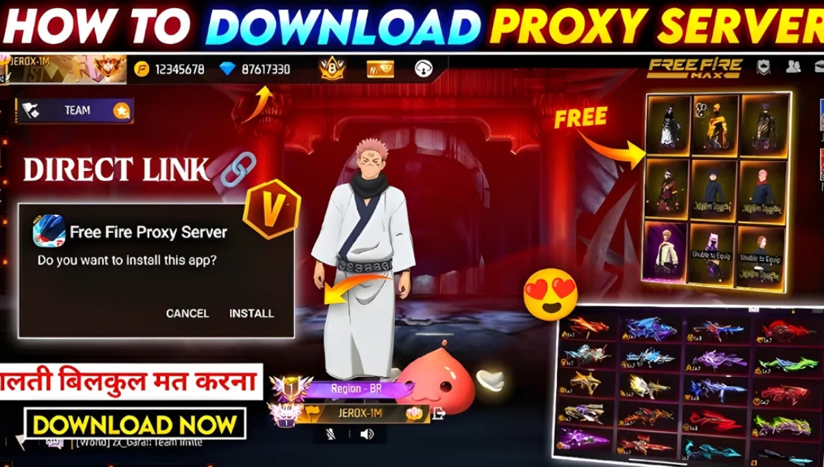 Free Fire Pro VIP Proxy Server
