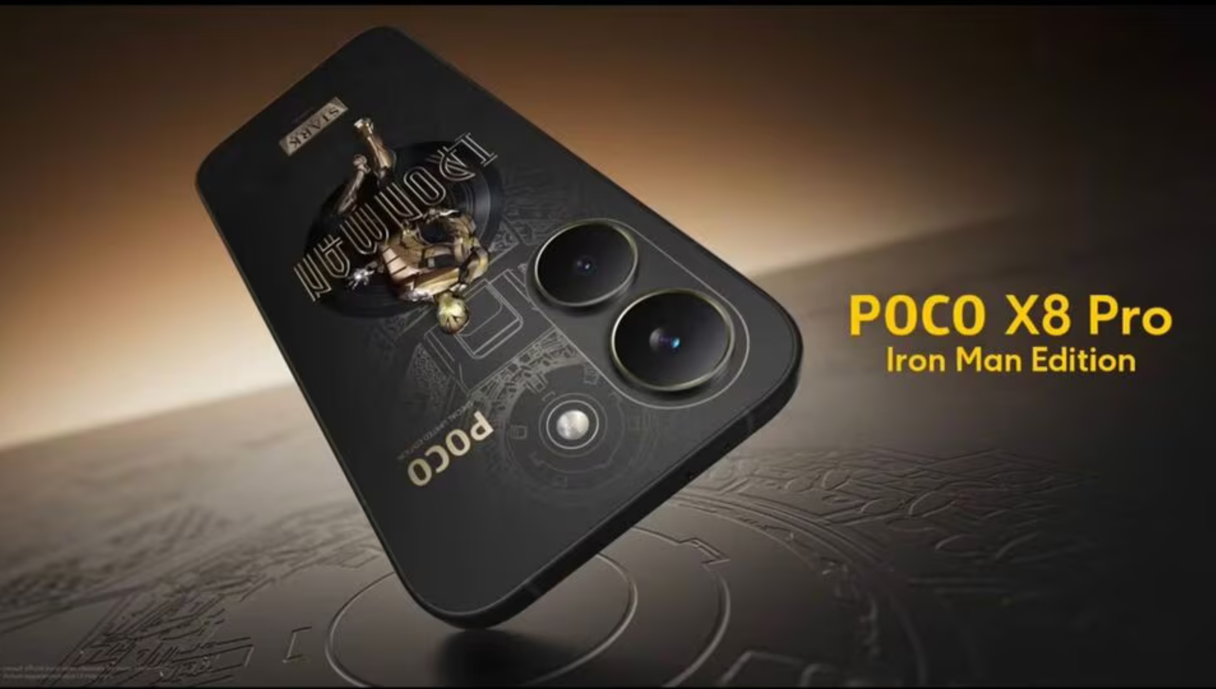 Poco X8 Pro Iron Man Edition