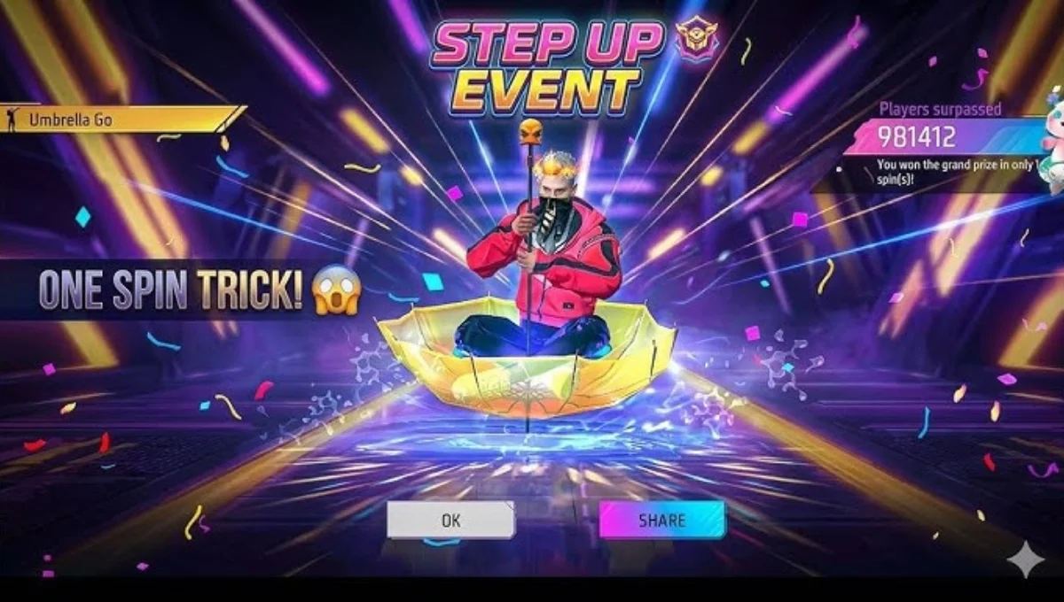 Free Fire MAX Step Up Event 