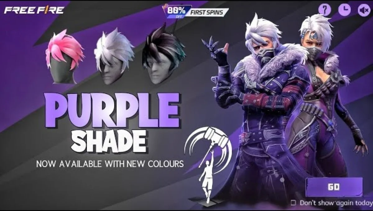 Purple Shade Bundle Free Fire