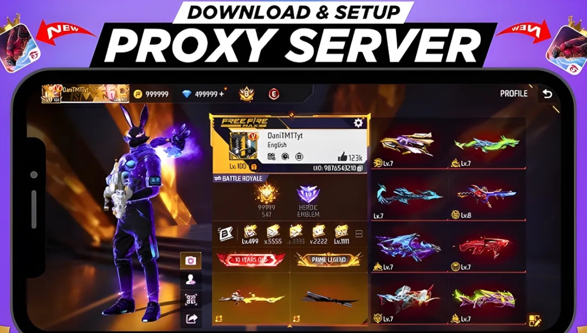 Free Fire Pro VIP Proxy Server