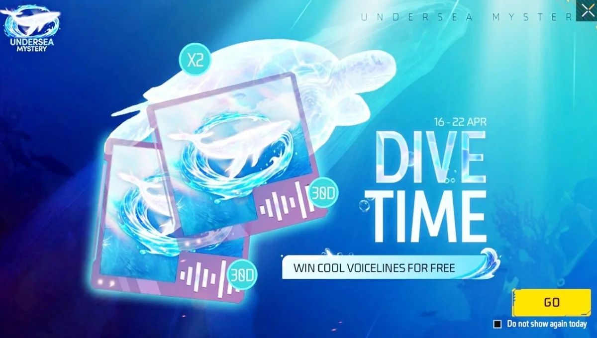 Free Fire Max Dive Time Event
