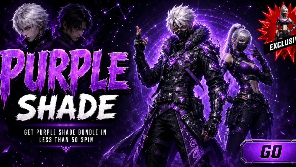 Purple Shade Bundle Free Fire